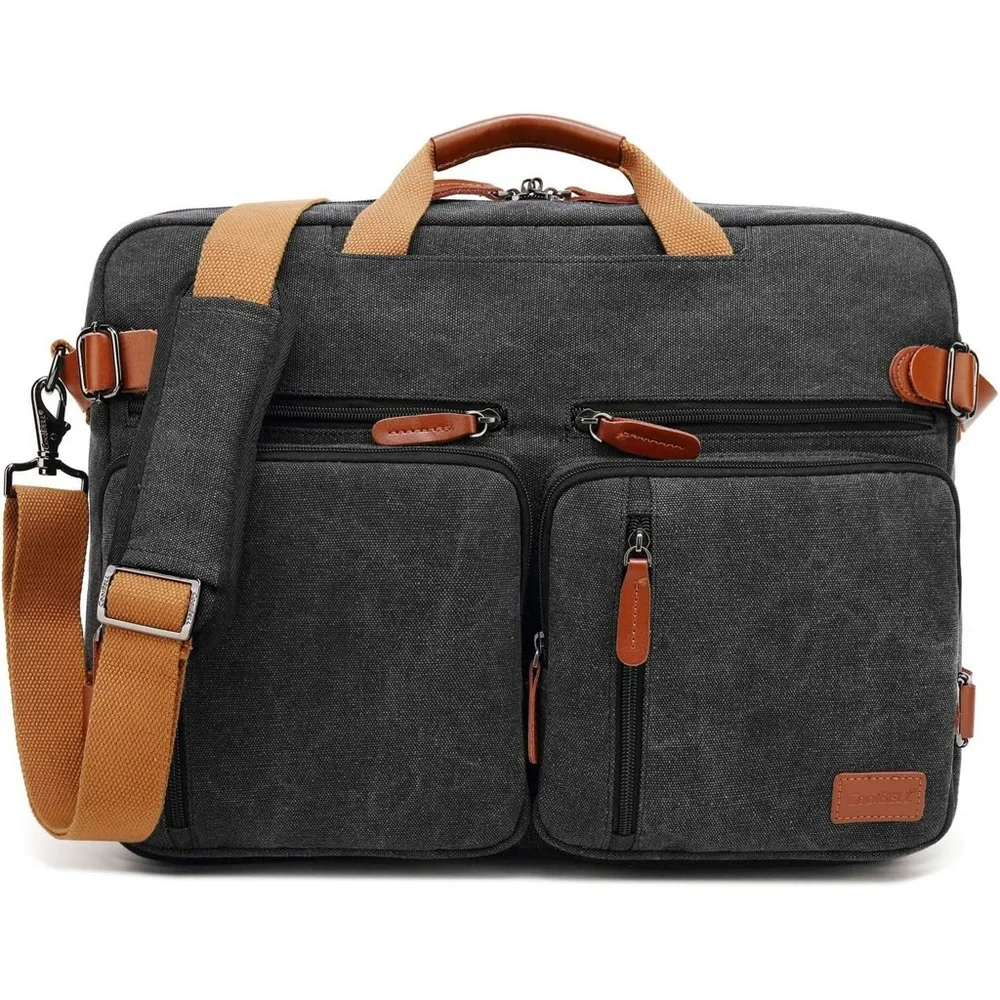 CoolBell Convertible Backpack Messenger Shoulder Bag Laptop Case Travel Carry-On